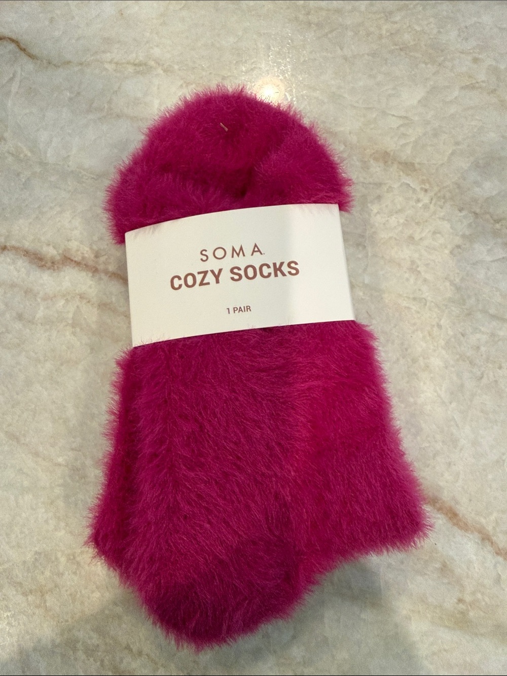 Soma cozy fuzzy socks NWT